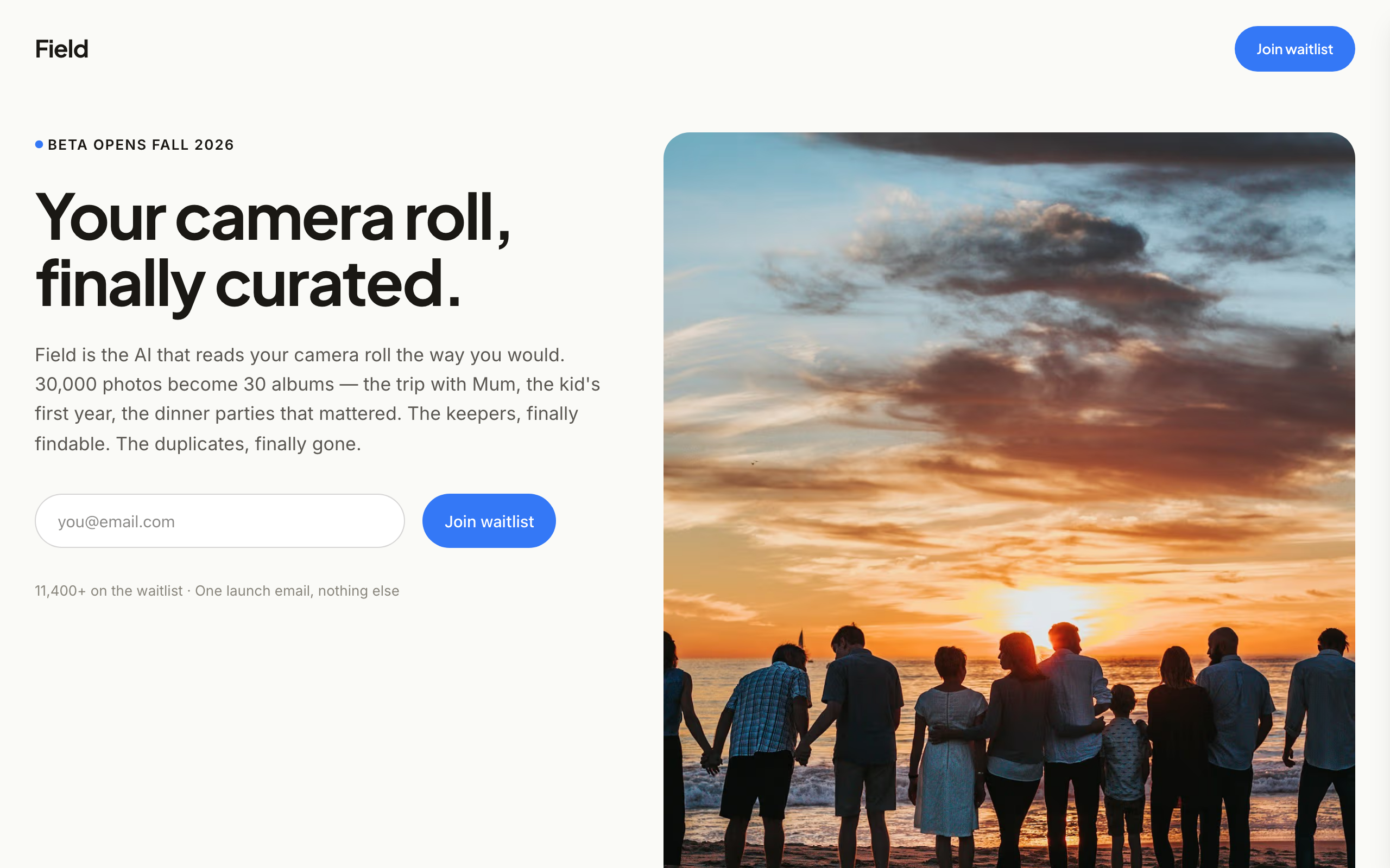 Field template