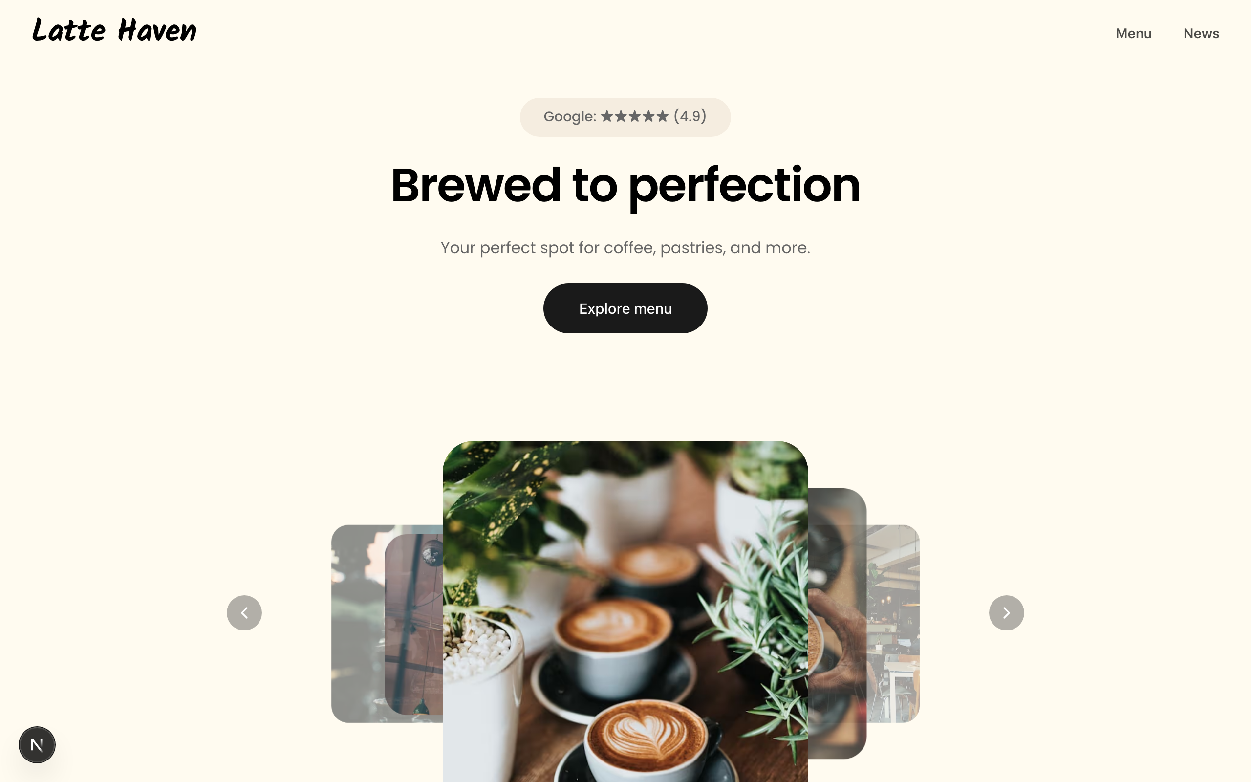 Latte template
